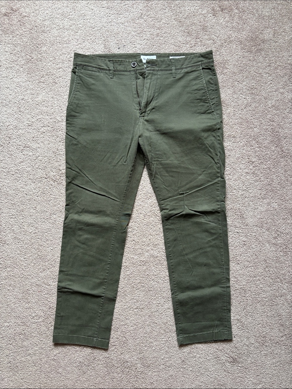 Goodfellow & Co Olive Green Slim Chinos